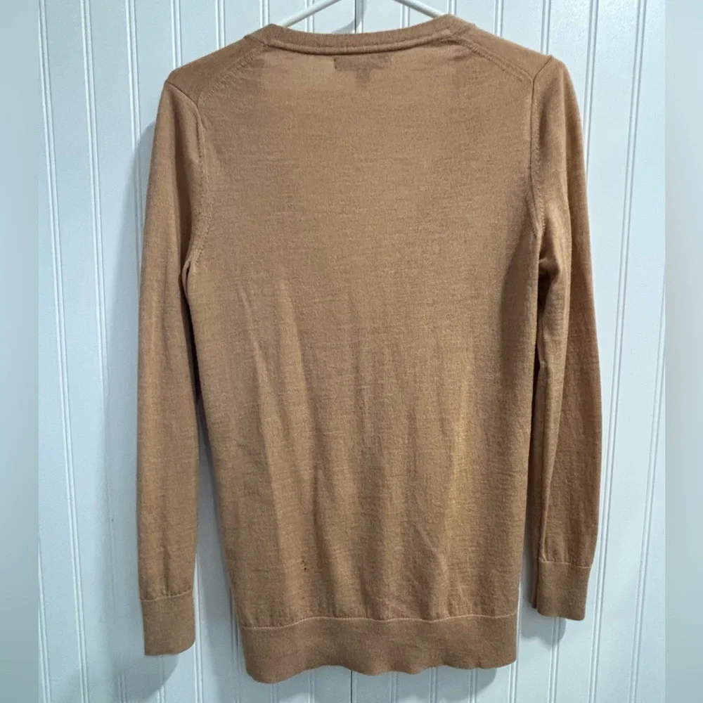 Banana Republic Camel/Tan Merino Cardigan Sweater - Picture 4 of 12
